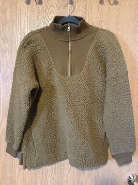 aerie Sherpa-Lined Pullover